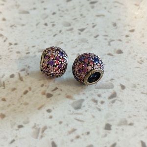 Authentic Pandora Pavé charms